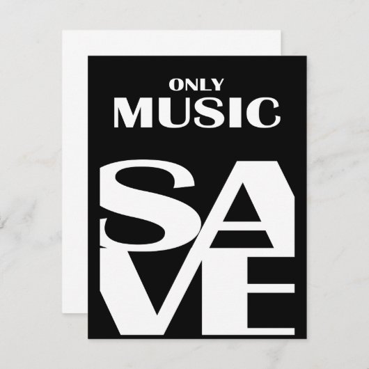 Only Music Save. (Front/Back)