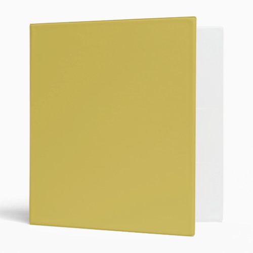 Only mustard misted yellow cool solid OSCB41 3 Ring Binder