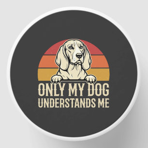 Only My Dog Understands Me Vintage Dog Mini Candle Favors