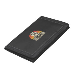 Only My Dog Understands Me Vintage Dog Tri-fold Wallet