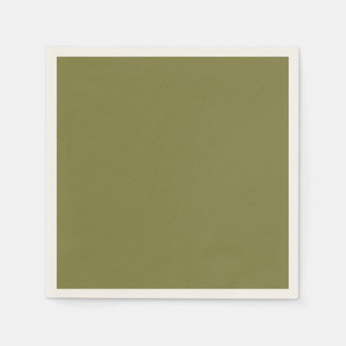 Only olive green cool solid color OSCB24 Napkins