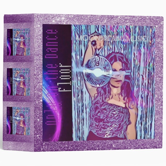 Only on the Dance Floor  3 Ring Binder (Front/Spine)