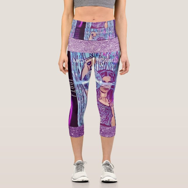 Only on the Dance Floor Capri Leggings (Front)