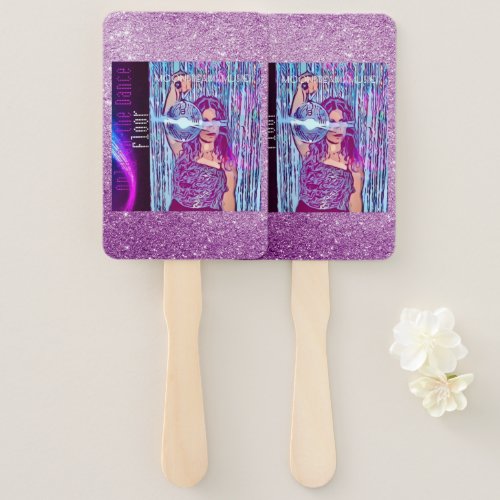 Only on the Dance Floor Rectangle Hand Fan