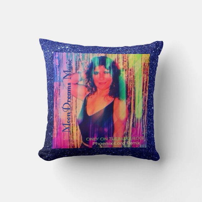 Only on the Dance Floor Remix Ornament Throw Pillow (Front)