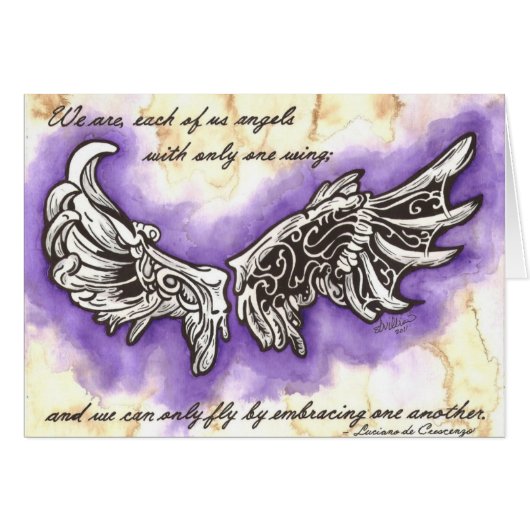 Only One Wing Cards (Front Horizontal)