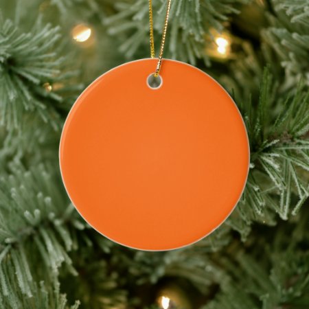 Only Orange And Yellow Solid Color Ceramic Ornament