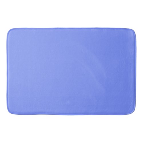 Only periwinkle blue elegant solid color OSCB32 Bathroom Mat