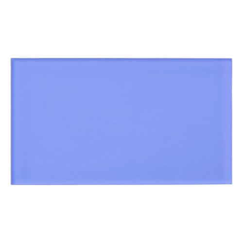 Only periwinkle blue elegant solid color OSCB32 Name Tag