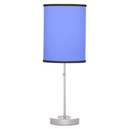 Only periwinkle blue elegant solid color OSCB32 Table Lamp