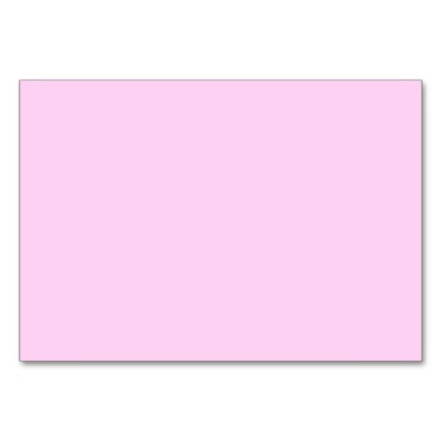 Only pink pretty solid color backgrounds table number