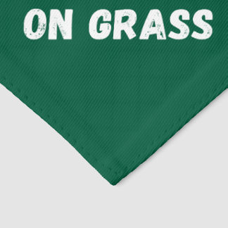 Only Poops on Grass Pet Bandana Collar