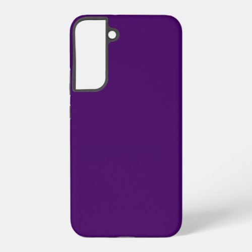 Only purple deep cool solid color OSCB15 Samsung Galaxy S22 Case