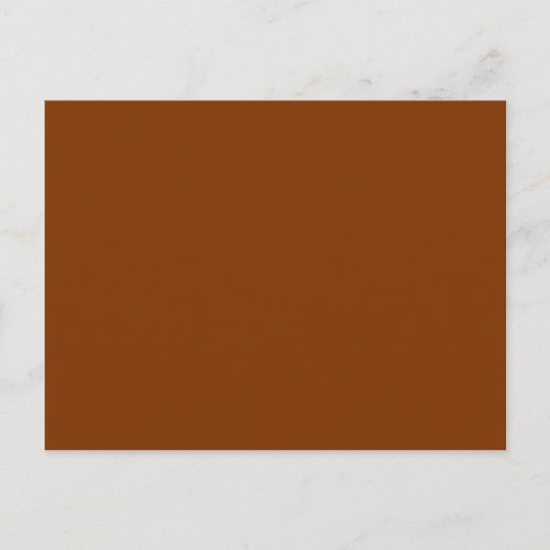 Only red rust solid cool OSCB47 background Postcard