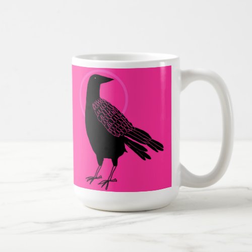  âœOnly Shiny Objectsâ says the Crow Coffee Mug