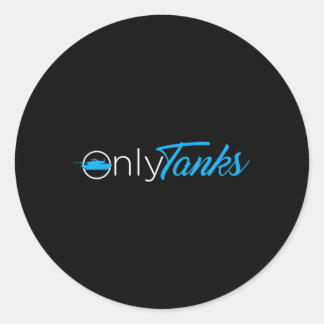 Only Tanks Tank M1 Abrams Classic Round Sticker