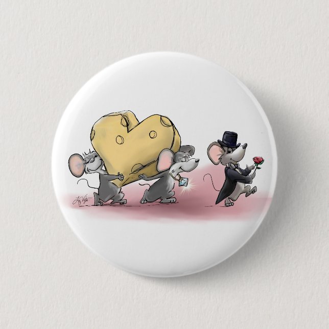 Only The Best Cheese Will Do (with Mic, Mac & Moe) Button (Front)