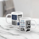 Only the Best Dads Get Promoted to Grampy Photo Coffee Mug<br><div class="desc">Only the best dads get promoted to Grampy! Celebrate him with this sweet photo mug featuring the quote in handwritten style typography and seven of your favorite photos arranged in a collage layout. Personalize with a custom message and the year for a perfect Father's Day or Grandparents Day gift for...</div>