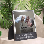 Only The Best Dads Get Promoted To Grandpa Photo Plaque at Zazzle