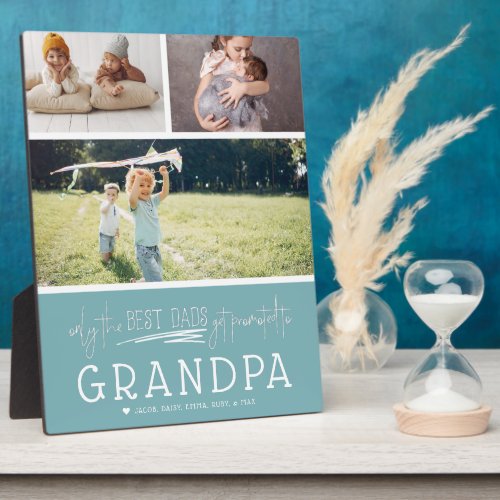 Only the Best Dads Get Promoted To Grandpa  Photo Plaque