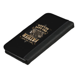 Only The Best Father Ride Motorcycles, Have Beards iPhone 8/7 Plus Wallet Case