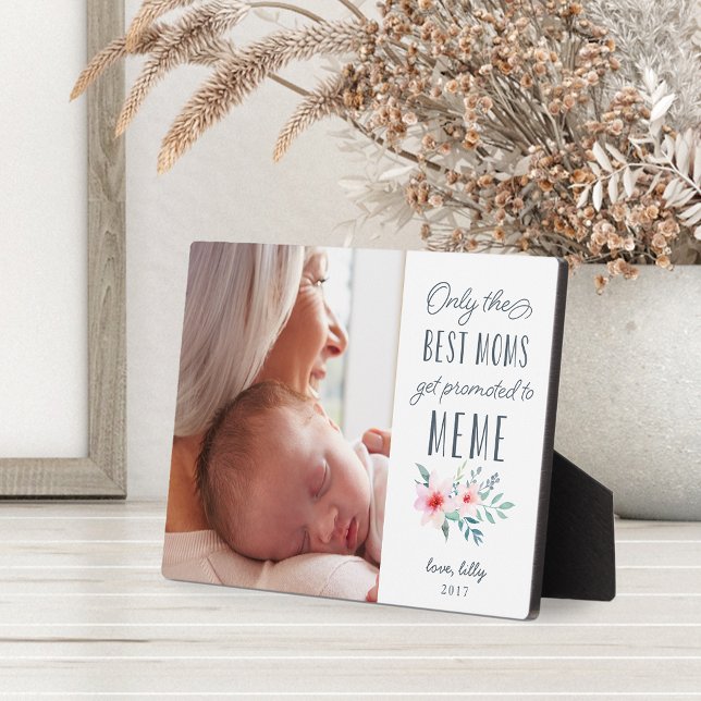 Only the Best Moms Get Promoted to Meme Photo Plaque (Creator Uploaded)