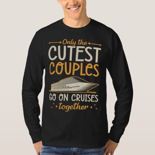 Only The Cutest Couples Go On Cruises Together Mat T-Shirt (Front)