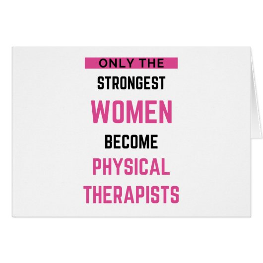 Only The Strongest Women Become Physical 2 Cards (Front Horizontal)