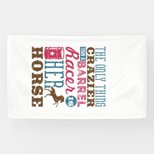 Only Thing Crazier Than Barrel Racer Is Her Horse Banner