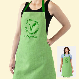 Only Thing We Need From Animals Is Forgiveness Apron