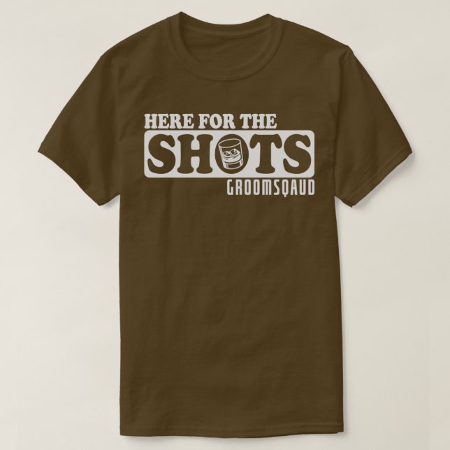 Only to drink here stag party T-Shirt (Design Front)