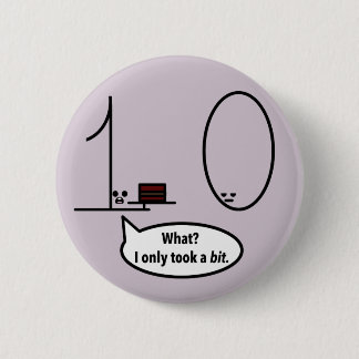 Only took a bit pinback button