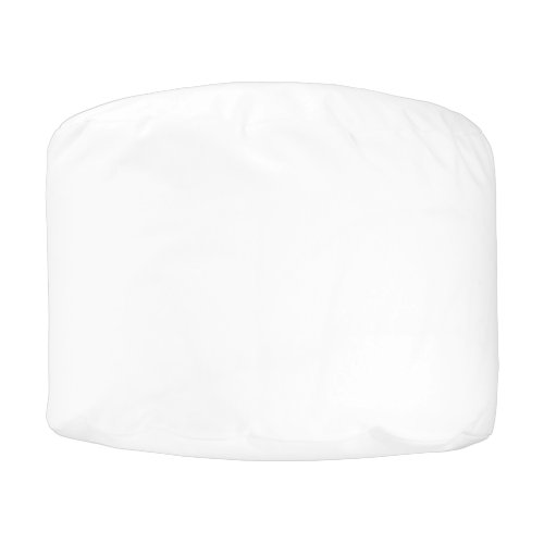 Only white modern solid color OSCB26 Pouf