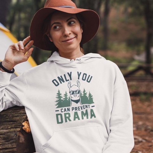 Only You Can Prevent Drama Hoodie