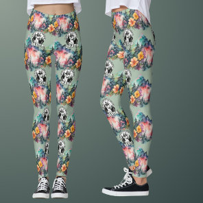 Only You Can Prevent Drama Lama Forest Leggings