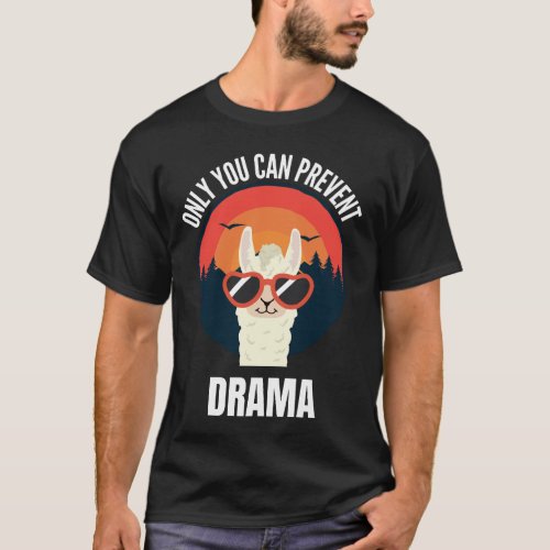 Only You Can Prevent Drama T_Shirt