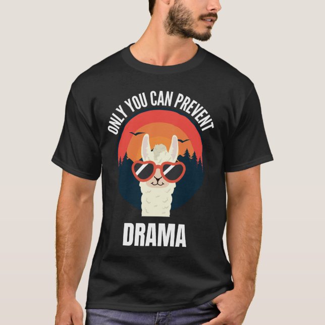 Only You Can Prevent Drama T-Shirt (Front)