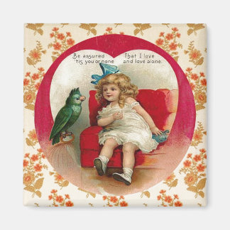 Only You I Love Vintage Artwork Custom Magnet