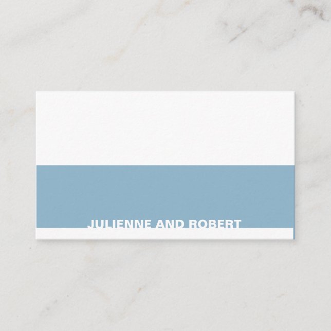 Only You | Modern Folded Wedding Placecard (Front)