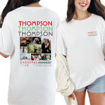 Only You Photo Collage Couples Christmas Picture T-Shirt<br><div class="desc">Celebrate your love in a unique and personalized way with the Only You Photo Collage Couples Christmas Picture T-Shirt. This custom shirt allows you to print your own photo collage, making it a one-of-a-kind Christmas gift for your significant other. Whether it’s a special collection of your favorite memories or a...</div>