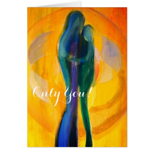 Only You romantic Art Postcard (Front)