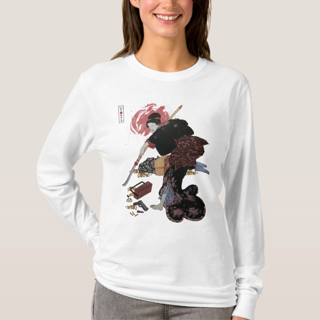 Onna-Bugeisha Ishi-jo T-Shirt (Front)