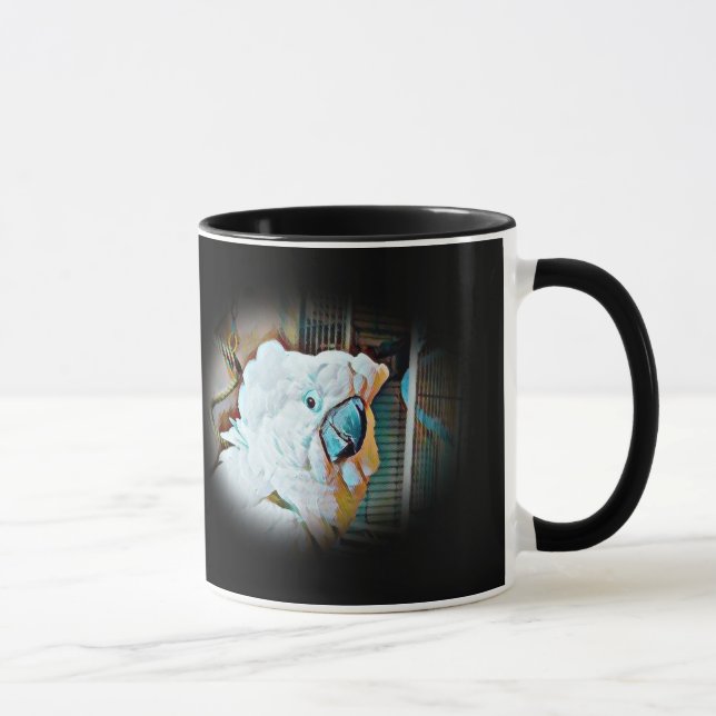 Onni The Baby Umbrella Cockatoo Mug (Right)