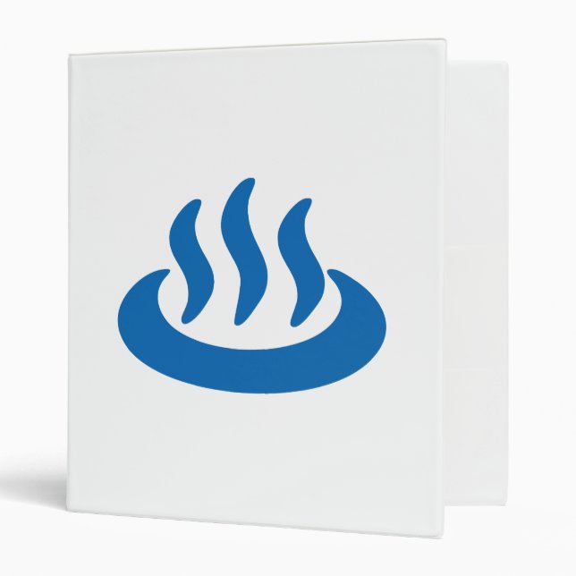 Onsen ♨ Hot Spring 温泉 Japanese Sign Binder (Front/Inside)