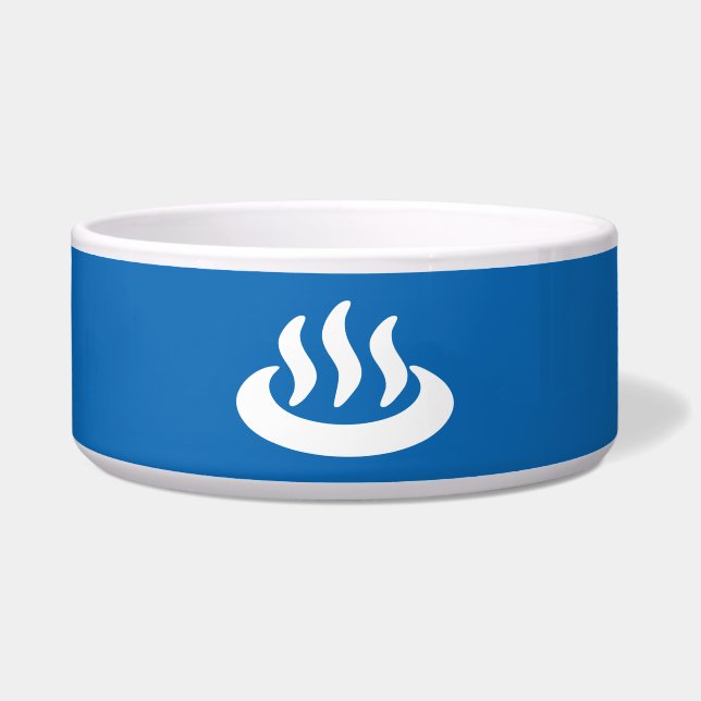 Onsen ♨ Hot Spring 温泉 Japanese Sign Bowl (Front)