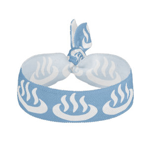Onsen ♨ Hot Spring 温泉 Japanese Sign Hair Tie