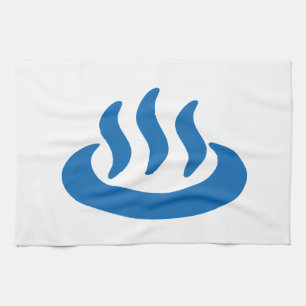 Onsen ♨ Hot Spring 温泉 Japanese Sign Kitchen Towel