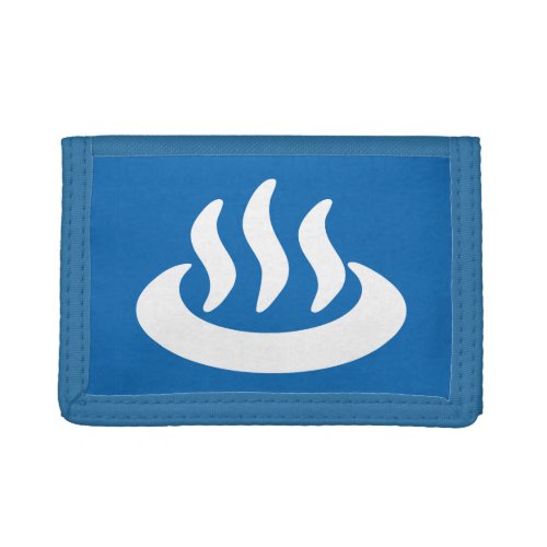 Onsen  Hot Spring 温泉 Japanese Sign Tri_fold Wallet