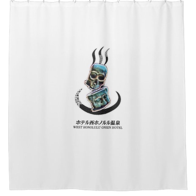 ONSEN SHOWER CURTAIN (Front)