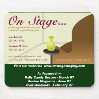 onstagecard_final, Visit our website:  www.onst... Mouse Pad